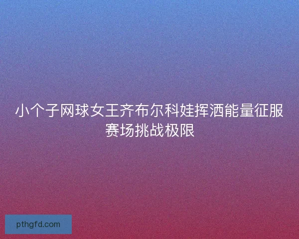 小个子网球女王齐布尔科娃挥洒能量征服赛场挑战极限
